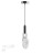 Подвесной светильник 6696/5L MIDCENT Odeon Light матовый никель/металл/стекло IP20 LED 5W 200Лм 3000K LIA