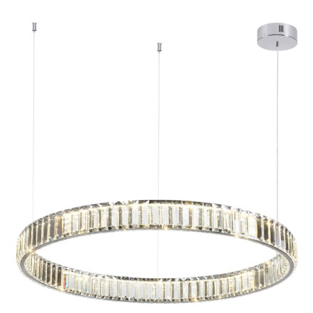Люстра 4930/45L L-VISION Odeon Light хром/прозрачный металл/хрусталь Люстра LED 45W 4000K 5350Лм VEKIA