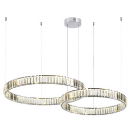 Люстра 4930/45L L-VISION Odeon Light хром/прозрачный металл/хрусталь Люстра LED 45W 4000K 5350Лм VEKIA