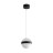 Подвес 5075/12L L-VISION Odeon Light черный/прозрачн./молочный/металл/акрил LED 12W 4000K 600лм RONI