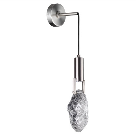 Настенный светильник 6696/5WL MIDCENT Odeon Light матовый никель/металл/стекло IP20 LED 5W 200Лм 3000K LIA