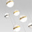 Люстра каскадная 5037/132L L-VISION Odeon Light ант.бронза/никель/прозрачн/молочный/металл/акрил LED132W 4000K 6600лм RONI