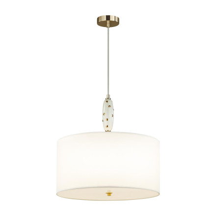 Люстра 5423/5 MODERN Odeon Light EXCLUSIVE золотой/молочный/белый/металл/керамика/ткань Люстра E14 5*40W POLLEN