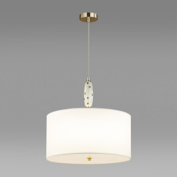 Люстра 5423/5 MODERN Odeon Light EXCLUSIVE золотой/молочный/белый/металл/керамика/ткань Люстра E14 5*40W POLLEN