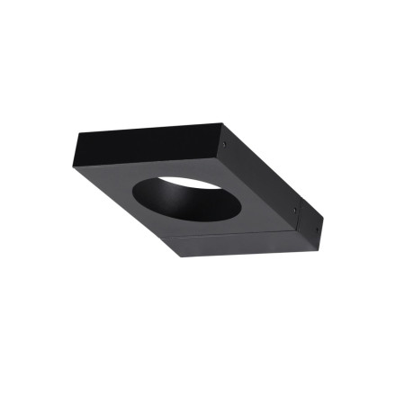 Уличный настенный светильник 6653/5WL NATURE Odeon Light черный/металл/акрил IP54 LED 5W 4000K AC85-265V COMO