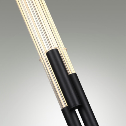 Подвесной светильник 4393/30L HIGHTECH Odeon Light металл/черный/акрил Подвесной светильник IP20 LED 30W 1400Лм 3000K 220V ANTA
