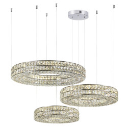 Люстра 4927/98L L-VISION Odeon Light хром/металл/хрусталь Люстра LED 98W 4000K 5850Лм PANTA