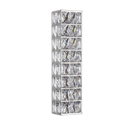 Настенный светильник 4927/9WL L-VISION Odeon Light хром/металл/хрусталь Настенный светильник LED 9W 4000K 508Лм PANTA