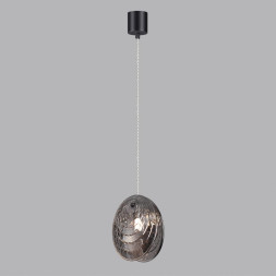 Подвес 5038/1 MODERN Odeon Light черный/дымчатый/металл/стекло Подвес G9 1*40W MUSSELS