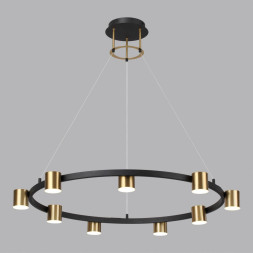 Светильник подвесной 6532/58L LEDIO Lumion чёрный, латунь Светильник подвесной LED 58W 3000-6000K 2224Лм 220V FLINT