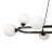 Подвесной светильник Globos FR5222PL-08B1 Freya
