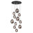 Люстра каскадная 5038/11 MODERN Odeon Light черный/дымчатый/металл/стекло Люстра каскадная G9 11*40W MUSSELS