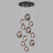 Люстра каскадная 5038/11 MODERN Odeon Light черный/дымчатый/металл/стекло Люстра каскадная G9 11*40W MUSSELS