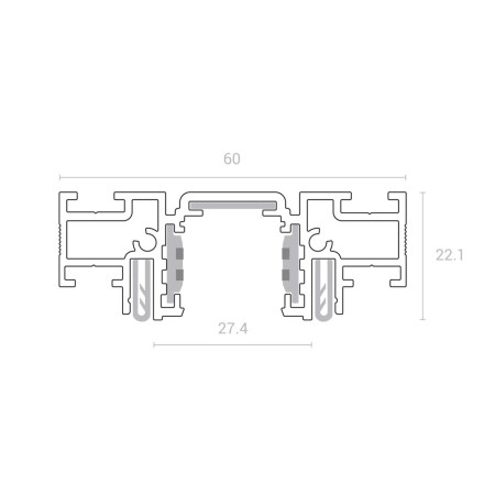 Шинопровод Flum 135179 Novotech