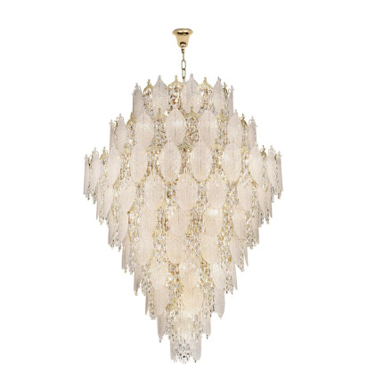 Люстра 5049/89 HALL Odeon Light золото/прозрачный/металл/хрусталь/стекло Люстра E14 89*25W TEARS
