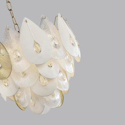 Люстра 5050/17 HALL Odeon Light золото/прозрачный/металл/стекло/фарфор/металл Люстра E14 17*40W CABOCHON