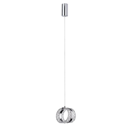 Подвес 5029/8L L-VISION Odeon Light хром/металл/акрил Подвес LED 8W 4000K 448лм MIRAGE
