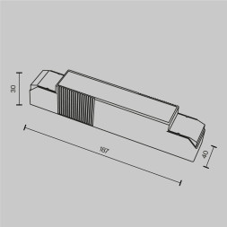 Аксессуар Technical PSL-TR40-950-1200mA Maytoni Technical Источники питания Источники питания Triac Белый